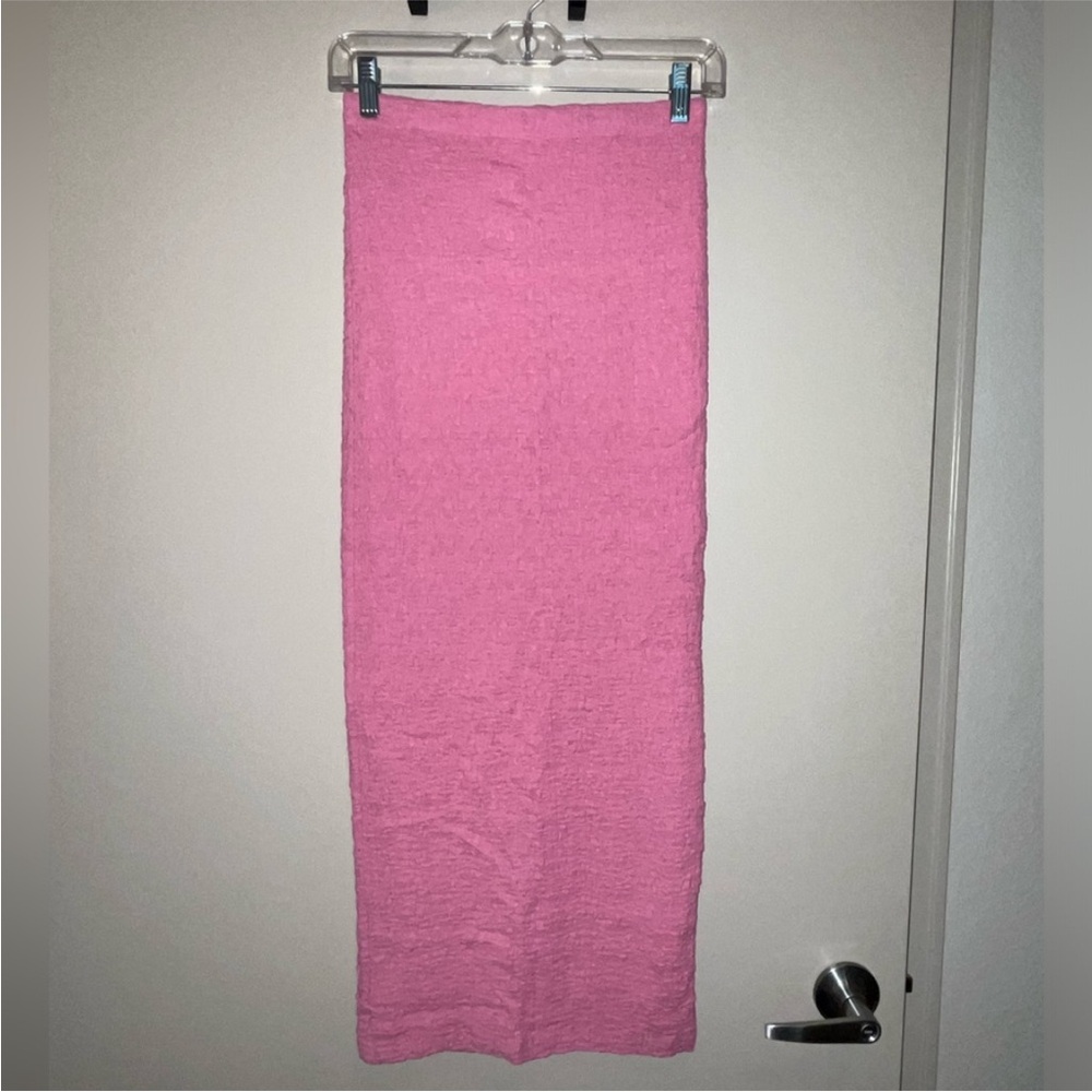 Chic Pink Pencil Skirt for Women